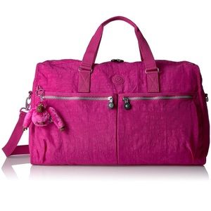 NWT Kipling Itska Xlarge duffle bag - vibrant pink